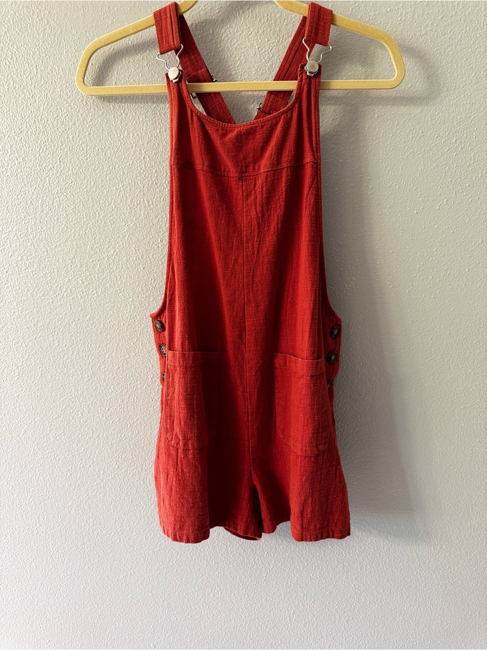 HYFVE Rust Orange Adjustable Strap Romper